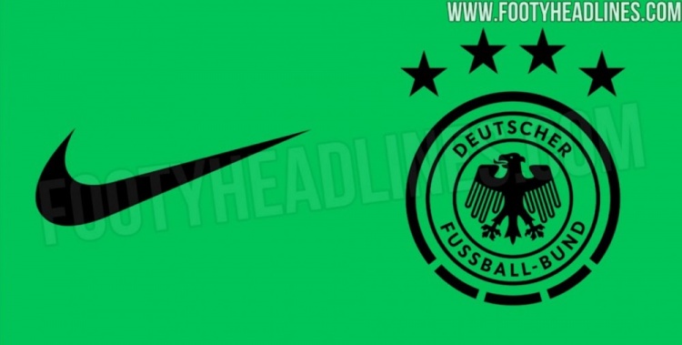 德国队2027年客场球衣细节曝光,采用醒目的绿色和黑色组合